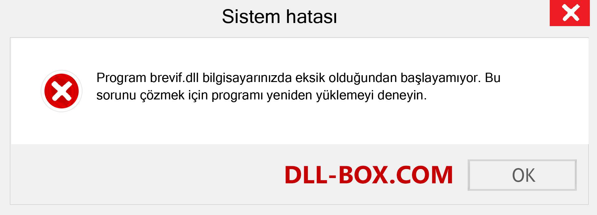 brevif.dll dosyası eksik mi? Windows 7, 8, 10 için İndirin - Windows'ta brevif dll Eksik Hatasını Düzeltin, fotoğraflar, resimler